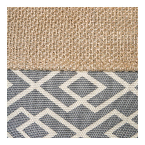 Cesto de ropa redondo drapeado DII 5101 plegable de tela x unidad gris