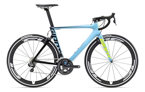 Bicicleta Speed Aero Giant Propel Carbono Advanced 0 11v Cor Azul Tamanho do quadro XL