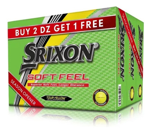 Readygolf Pelotas Golf Srixon Softfeel Promo 3x2 (docenas)