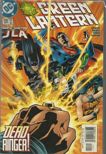 Green Lantern N° 135 - Em Inglês - Editora Dc - Formato 17 X 26 - Capa Mole - 2001 - Bonellihq Cx02 Abr24