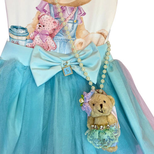 Bolsa Fake Infantil Yoyo Ursinha Colorida 24067