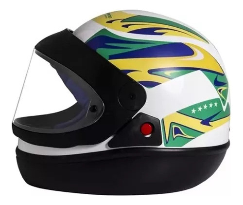 Capacete Taurus San Marino Branco Seleção 58