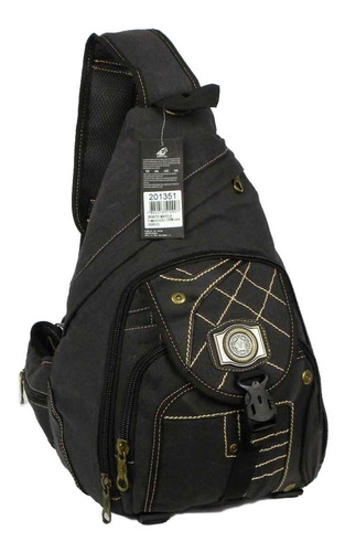 Mochila Transversal Lona Keuven 201352 Esporte Escolar Moto