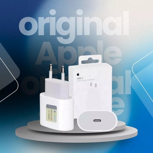 Carregado 20 W Apple + Cabo C 2 Metros iPhone 8 11 12 13 14