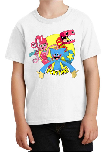 Playera Niños Unisex  Popy Play Time Huggy Wuggy 1