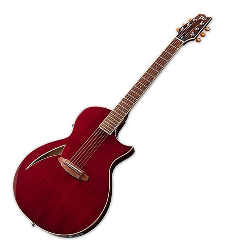 Guitarra Esp Electrica Cuerdas De Acero Ref Tl-6n Wine Red