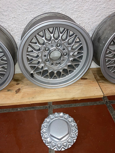 Rodas Bmw Bbs Aro 15 5x120 Prateado (Usado)