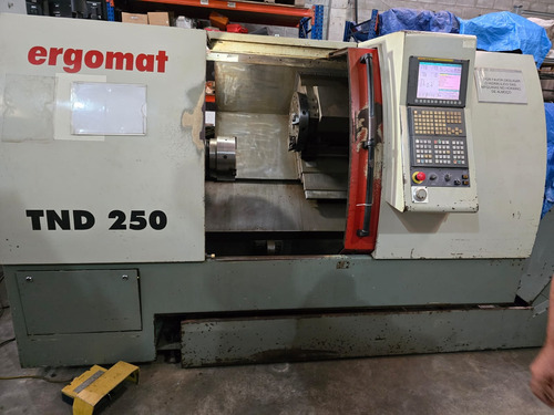 Torno Cnc Ergomat Tnd 250 Barramento Inclinado (Usado)