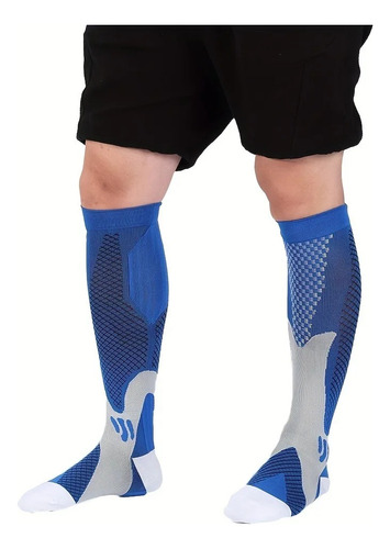 2 Pares De Calcetines De Compresión Largos Transpirables Par