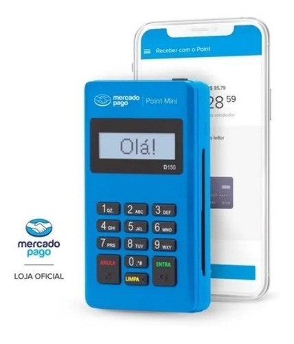 Imagem 2 de 9 de Kit Mercado Pago! 3 Máquinas Leitor De Cartão Point Mini