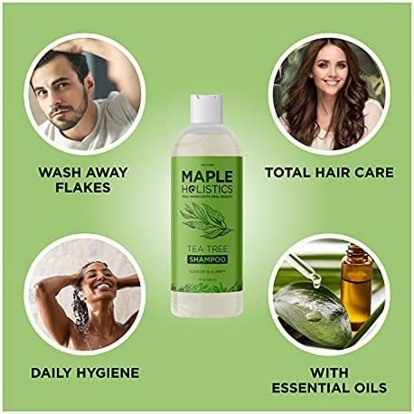 Tea Tree Shampoo Para Homens E Mulheres - Tea Tree Oil Sham
