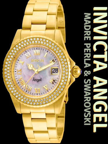 Invicta Angel 22875 Swarovski Y Acero 40mm Lady 