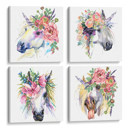 Something Unicorn - Lienzo Decorativo Para Pared De Dormitor