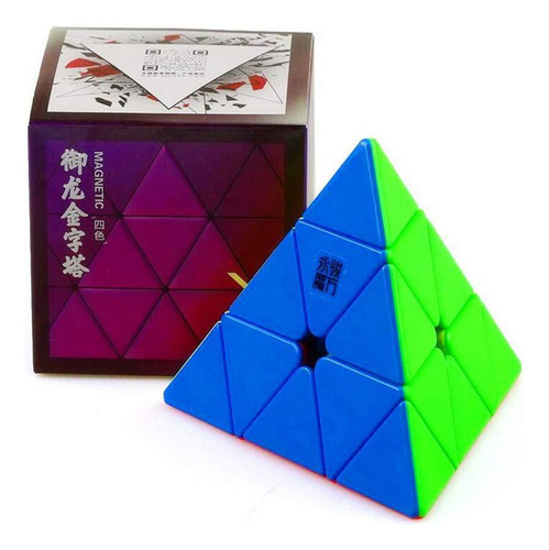 Nuevo Pyraminx Yulong Yj Magnético Cubo Mágico Didáctico 