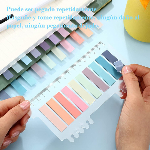 Notas Adhesivas Post It Transparentes De Índice, 8 Piezas
