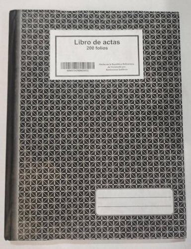 Libro De Acta 200 Folios X 2ud