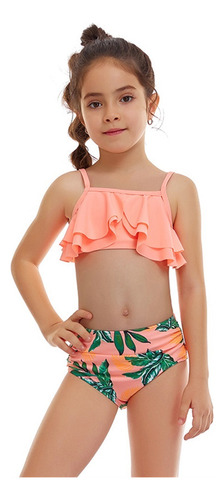 Traje De Baño Niña Natacion Infantil Playa Lindas Dividida