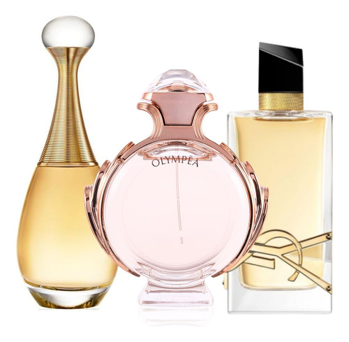 Kit Perfumes (jadore + Olympea + Libre Yvest) Perfumes Répli