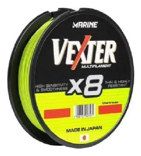 Multifilamento Vexter X8 50 Libras  Marine Sports 150 Mts !!
