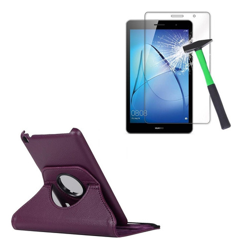 Huawei Mediapad T3 7 Funda Cover Protector + Mica De Vidrio