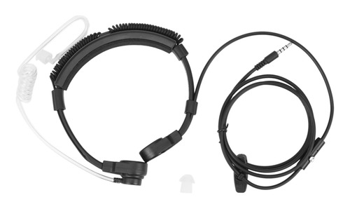 Micrófono De Garganta Táctica Con Conector De 3,5 Mm, Ajuste
