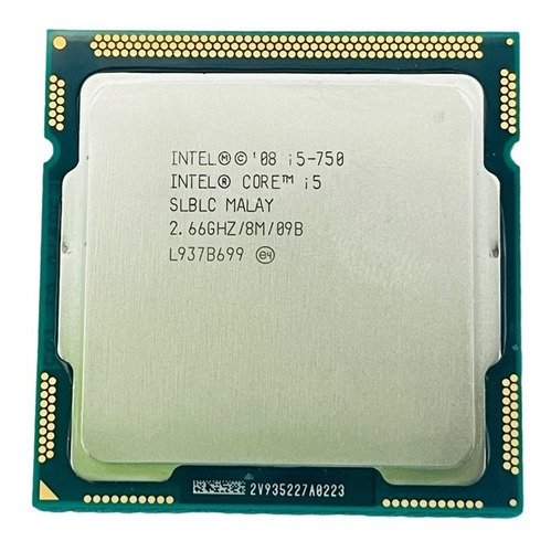 Procesador Intel Core I5-750 Slblc 2.66ghz/ 8m/ 09b /lga1156 (Reacondicionado)