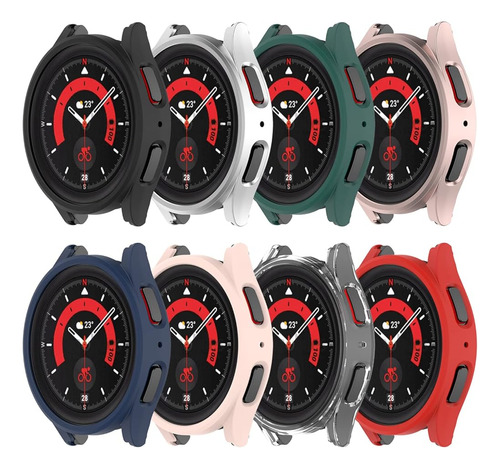 Compatible Para Samsung Galaxy Watch 5 Pro Case Hard Pc Prot