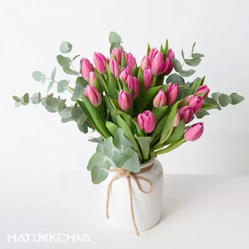 Ramo De Flores Naturales Tulipanes. Envíos A Domicilio.