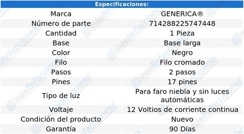 Interruptor Luces P/faro Niebla Golf 00-06