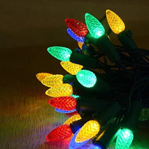 17 5 Pies 50 Unidades C3 Luces De Navidad Led Multicolo...