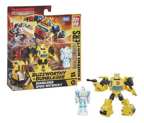 Set X2 Muñecos Transformers War For Cybertron Bumblebee