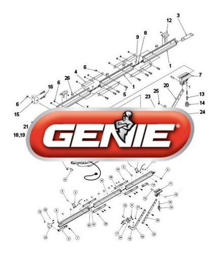 Genie 18004b.s Condensador 50 Mfd