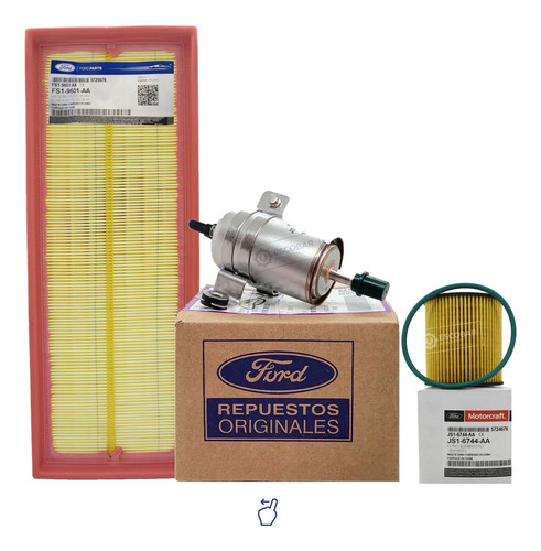 Kit 3 Filtros Aceite + Aire + Combust Ford Territory 1.5 Eco