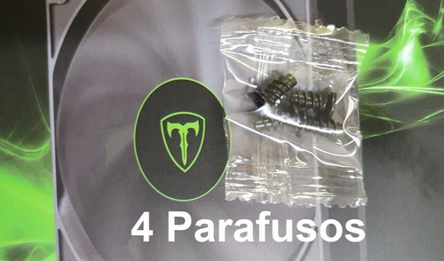 Imagem 6 de 9 de Kit Com 12 Fans Gamer 12cm T-dagger Tgf100