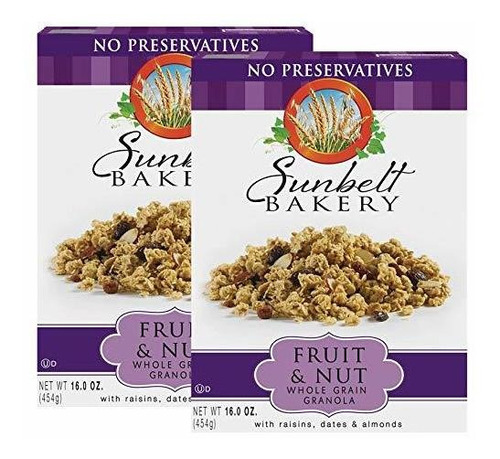 Sunbelt Bakery Fruit & Nut Granola, 2 Cajas