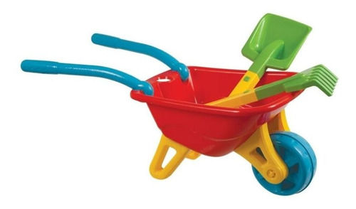 Imagem 1 de 6 de Big Carriola Infantil Carrinho De Mão Brinquedo - Magic Toys