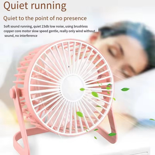 Y Mini Usb Portátil Ventilador Rosa