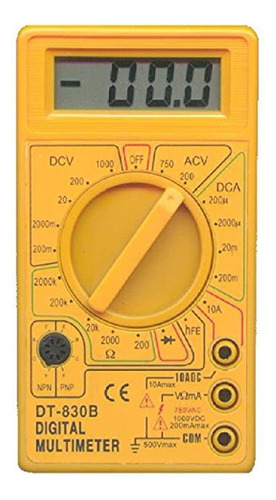 Voltímetro Amperímetro Multímetro Digital Lcd De Ohmio