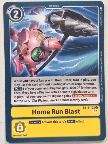 Digital Tcg Home Run Blast Bt12-103 C