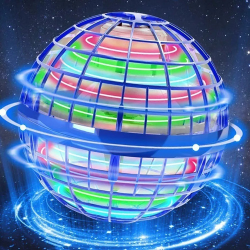 Dron Magic Ball Que Vuela Ovni Rgb Flynova Pro Liga A Vibra