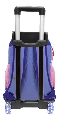 Mochila En Kit 3pzas Con Ruedas Chenson Chester Hg70235-u Violeta Chester