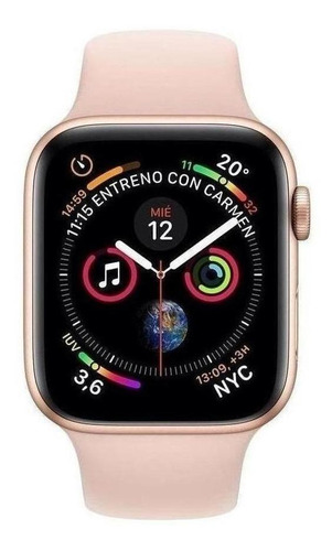 Apple Watch (GPS) Series 4 40mm caja 40mm de  aluminio  gold correa  pink sand A1977