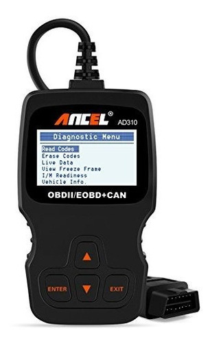 Ancel Ad310 Escaner Obd Ii Mejorado Clasico Lector De Codig