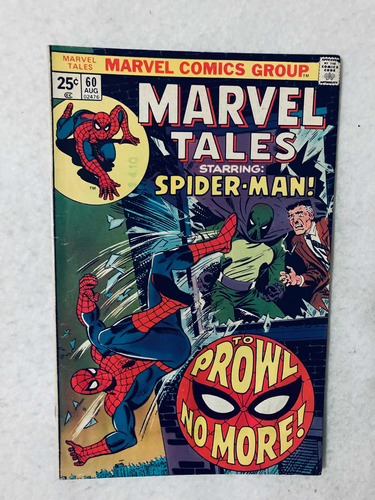 Cómic Marvel Tales Spiderman #60 Usa 1975 Hombre Araña