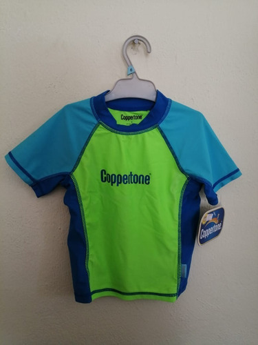 Camiseta De Baño Para Niño Con Protección Solar - Americana