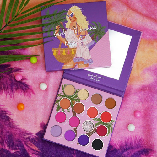 Paleta De Sombras Girls Just Wanna Have Sun De Kara Beauty