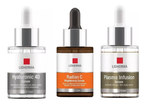 Radian C Serum + Plasma Infusión Serum + 4d Serum Lidherma