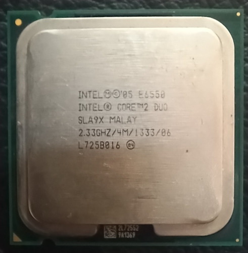 Micro Procesador Intel Core 2 Duo E6550 775 2.33 Ghz
