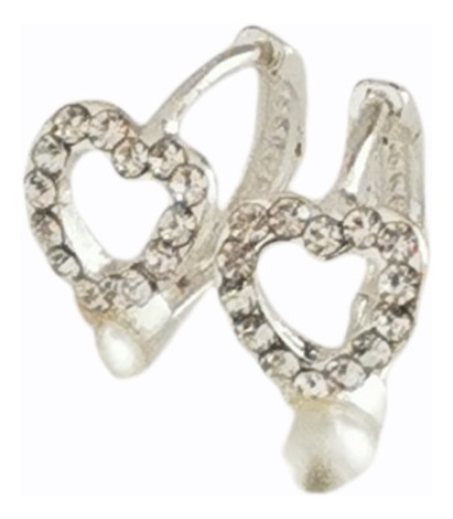 Imagen 4 de 4 de Arracadas Para Niñas Corona Oro Lam Con Zirconias.