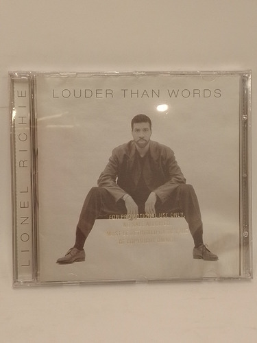 Lionel Richie Louder Than Words Cd Nuevo  